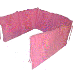 protector para cuna cama de 70/80 cm sal de coco 